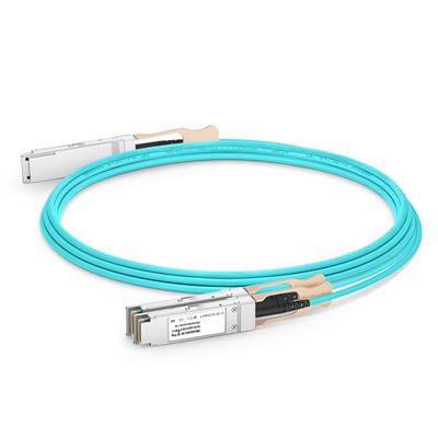 200G QSFP56 To 2x 100G QSFP28 Active Optical Cable (AOC), 1M-20M