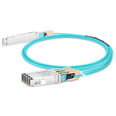 200G QSFP56 To 4x 50G SFP56 Active Optical Cable (AOC), 1M-20M